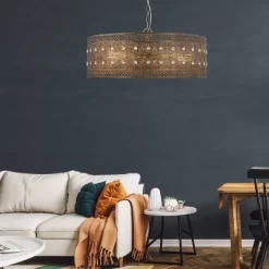 23.5" 3-Light Bryar Chandelier Brass/Crystal - River Of Goods -Home Decoration Store GUEST 003998eb e8ce 4fef 957d 696eafc3d669