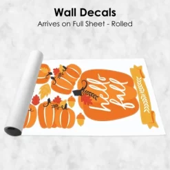 Big Dot Of Happiness Fall Pumpkin - Peel And Stick Kitchen And Home Decor Vinyl Wall Art Stickers - Wall Decals - Set Of 20 -Home Decoration Store GUEST 0049148c d11b 4156 8b6d 710f6404b8f9