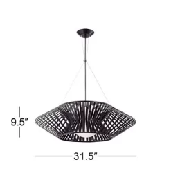 Possini Euro Design Planet Black Large Pendant Light 31 1/2" Wide Mid Century Modern White Glass For Dining Room House Foyer Kitchen Island Entryway 13 Possini Euro Design Planet Black Large Pendant Light 31 1/2" Wide Mid Century Modern White Glass For Dining Room House Foyer Kitchen Island Entryway -Home Decoration Store GUEST 00af8dfe bea5 4967 a791 2ff4c5e8b080