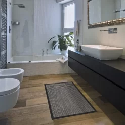 World Rug Gallery Stripe Textline Anti-Fatigue Standing Mat -Home Decoration Store GUEST 00bb72fa 1a3c 4479 9981 0339304cd9cc