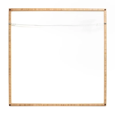 Cortneyherron Little Beach House Bamboo Framed Wall Canvas Blue - Deny Designs 3 Cortneyherron Little Beach House Bamboo Framed Wall Canvas Blue - Deny Designs - Image 3