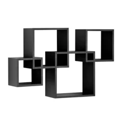 28.35" X 18" Blocchetto Intersecting Cubes Wall Shelf Unit - Danya B. -Home Decoration Store GUEST 018ec8e7 4ccb 455b 9a11 f4bb49d13fb3