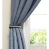Lumi Home Furnishings 4pk 5/8" Window Curtain Holdbacks - Brushed Nickel