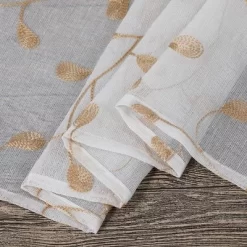 Trinity Tier Floral Kitchen Curtains Embroidered Set For Half Window, 2 Panels -Home Decoration Store GUEST 0260c342 241d 4eeb 849a 3de09ad2e6ca