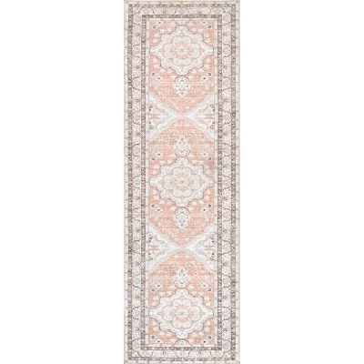 NuLOOM Tracie Machine Washable Floral Medallion Area Rug 13 NuLOOM Tracie Machine Washable Floral Medallion Area Rug - Image 13