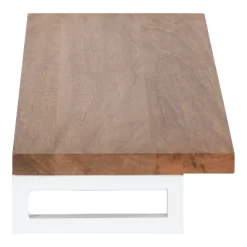 24" X 3" Lankford Wood Shelf Natural/White - Kate & Laurel All Things Decor -Home Decoration Store GUEST 02e7c4c6 bf72 4e8c a1f6 bb55dfccbae0