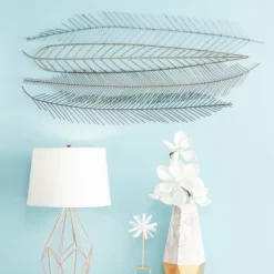 Metal Bird Feather Wall Decor - CosmoLiving By Cosmopolitan -Home Decoration Store GUEST 03436cc2 ee11 42d1 817c 06fef6135aa3