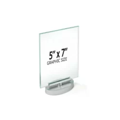 Azar Displays Two-Sided Revolving Acrylic Sign Holder Frame 5"W X 7"H -Home Decoration Store GUEST 03693233 1e48 4598 948f 4753710f77b3