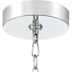 Vienna Full Spectrum Villette Chrome Chandelier 27 1/2" Wide Modern Cascade Crystal 6-Light LED Fixture For Dining Room Foyer Kitchen Island Entryway -Home Decoration Store GUEST 044e15f7 bdd0 4a4b 9d8f 14784f0def69
