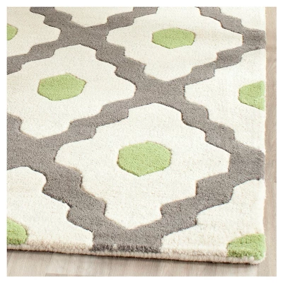 Downey Geometric Tufted Accent Rug - Safavieh 1 Downey Geometric Tufted Accent Rug - Safavieh