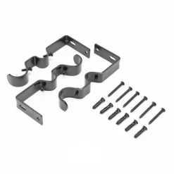 Kenney Edith 1" Premium Decorative Window Double Curtain Rod