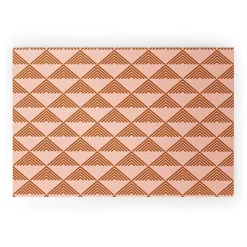 June Journal Triangular Lines In Terracotta Looped Vinyl Welcome Mat - Society6 11 June Journal Triangular Lines In Terracotta Looped Vinyl Welcome Mat - Society6 -Home Decoration Store GUEST 05c2bace 774a 4357 b351 1969b84d2886