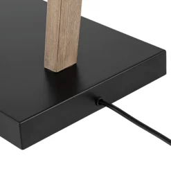 Franklin Iron Works Bramble Modern Industrial 71" Tall Arc Floor Lamp Matte Black Faux Wood Up Down Metal Cage Off-White Shade Living Room -Home Decoration Store GUEST 06c1bc92 fd2f 42ac 8d74 3f6b574a2c06