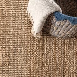 Pata Hand Woven Chunky Jute Indoor Area Rug - JONATHAN Y -Home Decoration Store GUEST 0780be70 0b51 4073 b1a7 388e4a598722