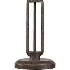 Franklin Iron Works Edison Industrial Rustic Farmhouse Table Lamp 30" Tall Rust Brown Open Metal Cage For Bedroom Living Room Bedside Nightstand Kids -Home Decoration Store GUEST 0788676e 959e 4934 9511 7e39f57a42e1