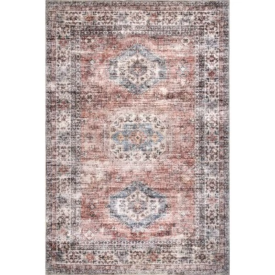 NuLOOM Desna Machine Washable Faded Vintage Area Rug 13 NuLOOM Desna Machine Washable Faded Vintage Area Rug - Image 13