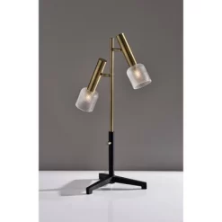 Melvin LED Table Lamp Antique Brass (Includes LED Light Bulb) Black - Adesso -Home Decoration Store GUEST 08de89c4 54e0 4709 aa4c 90658270a848