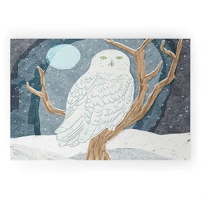 Sewzinski Snowy Owl At Night Welcome Mat - Society6 6 Sewzinski Snowy Owl At Night Welcome Mat - Society6 - Image 6