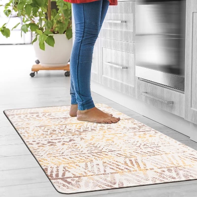 World Rug Gallery Geometric Bohemian Design Anti Fatigue Standing Mat 9 World Rug Gallery Geometric Bohemian Design Anti Fatigue Standing Mat - Image 9