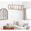 Vintage Metal Chandelier Gold - Olivia & May