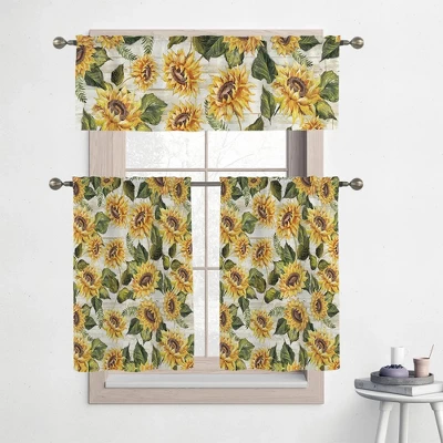 Laural Home Sunflowers On Shiplap 3-Pc. Kitchen Tier Set 1 Laural Home Sunflowers On Shiplap 3-Pc. Kitchen Tier Set