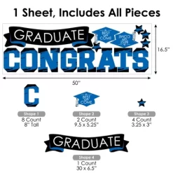 Big Dot Of Happiness Blue Graduation Party Photo Backdrop - Wall Decals -Home Decoration Store GUEST 0b95f321 7aad 45da 9ccc 5e3947849714