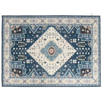 Costway Area Rugs 5'4'' X 6'7''5'4'' X 7'7'' Faux Wool Fabric Doormat Home Carpet Living Room Bedroom 11 Costway Area Rugs 5'4'' X 6'7''5'4'' X 7'7'' Faux Wool Fabric Doormat Home Carpet Living Room Bedroom - Image 11