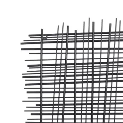 Metal Geometric Overlapping Lines Cross Hatch Wall Decor Black - Olivia & May -Home Decoration Store GUEST 0bb5cacf 4b6f 4380 82fd df9ed16b9253