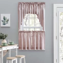 Ellis Curtain Plaza Classic Ticking Stripe Printed On Natural Ground 1.5" Rod Pocket Tailored Tiers Brick 7 Ellis Curtain Plaza Classic Ticking Stripe Printed On Natural Ground 1.5" Rod Pocket Tailored Tiers Brick -Home Decoration Store GUEST 0c49a521 e167 4f17 a86d 8ef0afdfc3b3