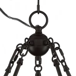 Possini Euro Design Bellis Bronze Wagon Wheel Pendant Chandelier 25" Wide Modern Clear Glass 5-Light Fixture For Dining Room House Kitchen Island Home -Home Decoration Store GUEST 0dd5e510 a8cf 4e1b 8ad0 b1cb4d81965b