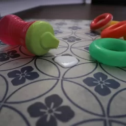 FlorArt Palisades Low Profile Easy Clean Kitchen Mat Blue/Cream - Bungalow Flooring -Home Decoration Store GUEST 0df29d0b dc21 4e5a a6b3 61d544930005