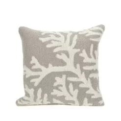 18"x18" Front Porch Coral Design Indoor/Outdoor Square Throw Pillow - Liora Manne -Home Decoration Store GUEST 0df9c432 fe84 4c07 b894 e37d44bc1bfc