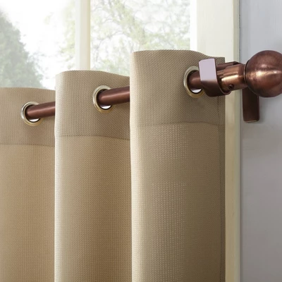 2pk Montego Casual Curtain Tiers - No. 918 2 2pk Montego Casual Curtain Tiers - No. 918 - Image 2