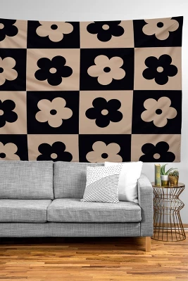 MariaMariaCreative Bloom Check Tan Tapestry - Society6 1 MariaMariaCreative Bloom Check Tan Tapestry - Society6