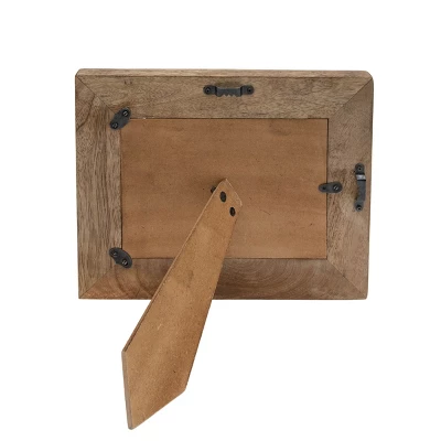 5x7 Inches White Wood, Resin & Glass Photo Frame - Foreside Home & Garden 3 5x7 Inches White Wood, Resin & Glass Photo Frame - Foreside Home & Garden - Image 3