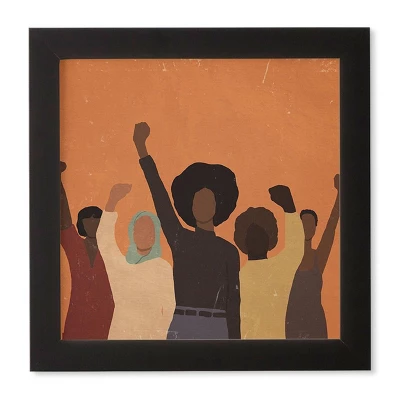 Nawaalillustrations Power To The People Framed Wall Art Black - Deny Designs 3 Nawaalillustrations Power To The People Framed Wall Art Black - Deny Designs - Image 3