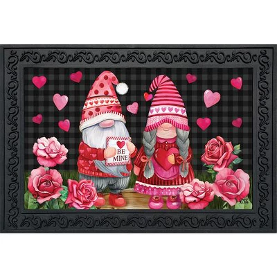 Valentine's Gnomes Humor Doormat Indoor Outdoor 30" X 18" Briarwood Lane 1 Valentine's Gnomes Humor Doormat Indoor Outdoor 30" X 18" Briarwood Lane
