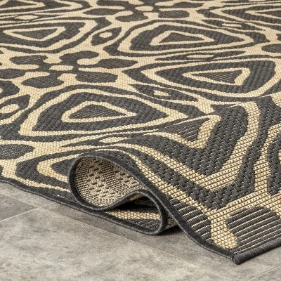 NuLOOM Dakota Geometric Indoor And Outdoor Area Rug 3 NuLOOM Dakota Geometric Indoor And Outdoor Area Rug - Image 3