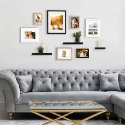 10pc Gallery Frame Box Set White/Black/Gold - Kate & Laurel All Things Decor -Home Decoration Store GUEST 12b9ec1c f70a 4b10 bd65 5d2b7bf3c806