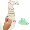 Watercolor Llama Peel And Stick Giant Wall Decal - RoomMates