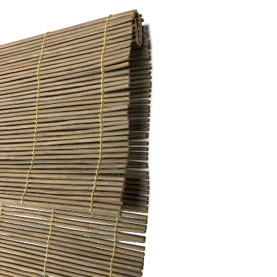 72" X 72" Outdoor Imperial Matchstick Rayon From Bamboo Cord-Free Natural Rollup Blinds Driftwood - Radiance 1 72" X 72" Outdoor Imperial Matchstick Rayon From Bamboo Cord-Free Natural Rollup Blinds Driftwood - Radiance