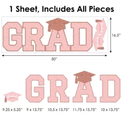 Big Dot Of Happiness Rose Gold Graduation Party Decor - Vinyl Wall Decals - Grad 10 Big Dot Of Happiness Rose Gold Graduation Party Decor - Vinyl Wall Decals - Grad -Home Decoration Store GUEST 134eb731 c2cd 4bea 8e3f be97e3c76b59