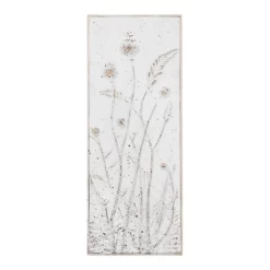 Set Of 2 Metal Decorative Wall Décor With Flowers White - Storied Home 13 Set Of 2 Metal Decorative Wall Décor With Flowers White - Storied Home -Home Decoration Store GUEST 1357560c 1088 43b6 a909 dae96b0c0384