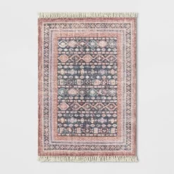 Alexandra Floral Printed Border Persian Rug Blush - Opalhouse™ -Home Decoration Store GUEST 13831d26 e9c0 4d66 95de 449574be25e7