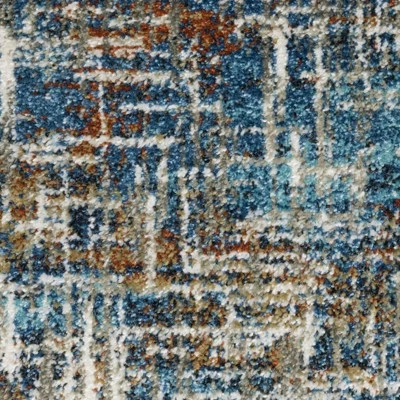 Victor Etched Abstract Area Rug Blue - Captiv8e Designs 6 Victor Etched Abstract Area Rug Blue - Captiv8e Designs - Image 6