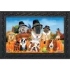 Briarwood Lane Give Thanks Dogs Thanksgiving Doormat Pet Humor Indoor / Outdoor 30" X 18"