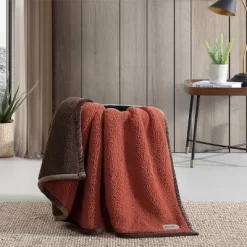 50"x60" Solid Bi Colored Throw Blanket - Eddie Bauer -Home Decoration Store GUEST 1419ff56 1ba1 4cc0 aee9 1d7086371a95