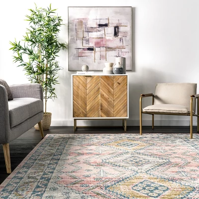 NuLOOM Louise Global Diamond Area Rug 7 NuLOOM Louise Global Diamond Area Rug - Image 7