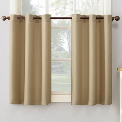 2pk Montego Casual Curtain Tiers - No. 918 1 2pk Montego Casual Curtain Tiers - No. 918