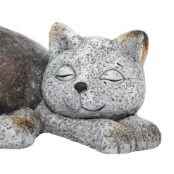 7" Magnesium Oxide Country Cats Garden Sculpture Gray - Olivia & May 7 7" Magnesium Oxide Country Cats Garden Sculpture Gray - Olivia & May -Home Decoration Store GUEST 153c4dab 5fd3 4487 889c a10565308eb2